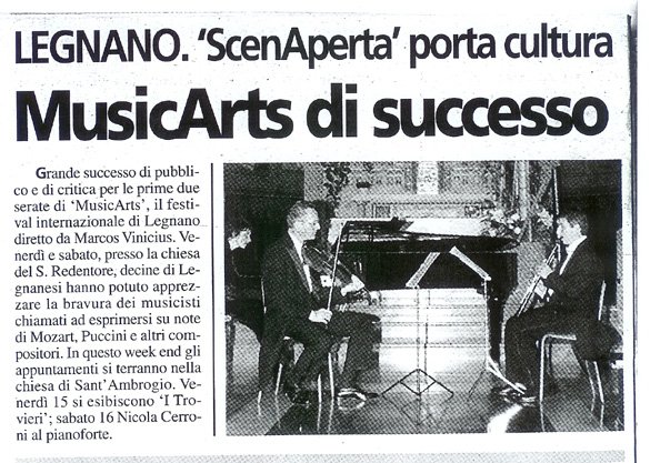 Articolo: MusicArts di successo